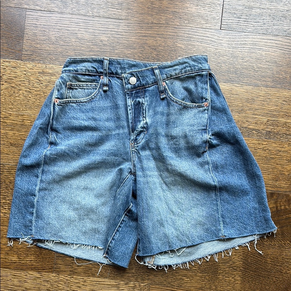 Free People Denim Blue Women's Shorts, size 26
